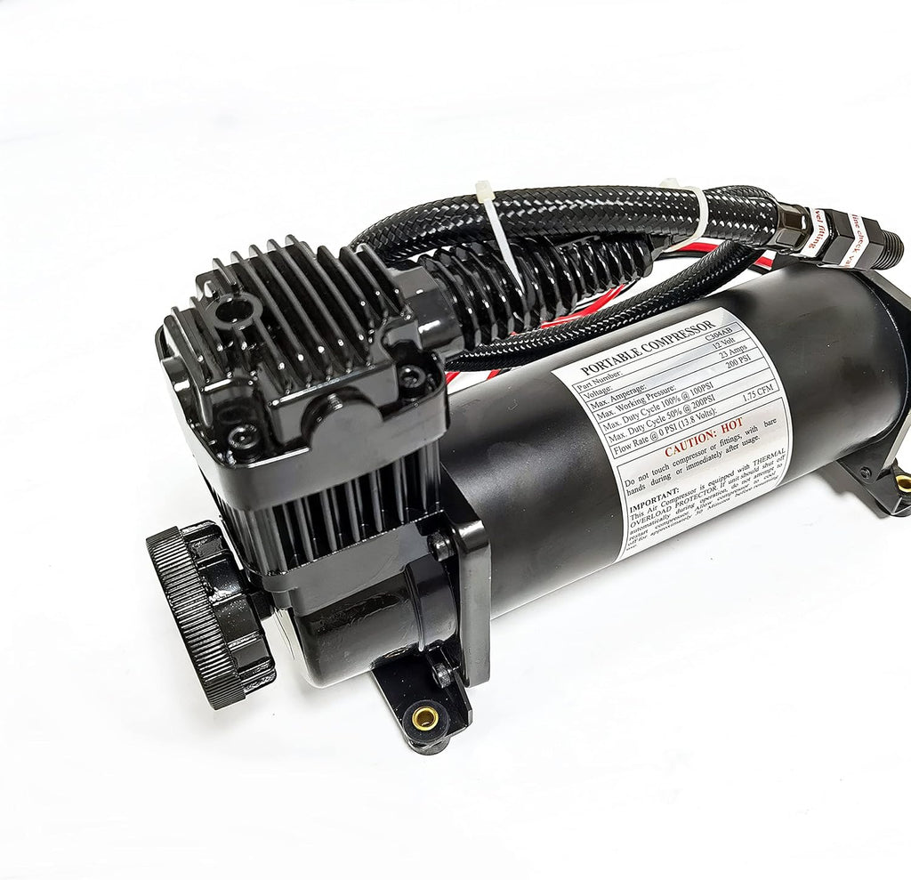 Heavy Duty Air Horn Compressor 200psi 12V Universal Replacement V589