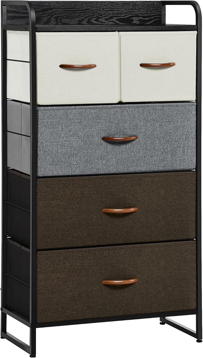 5 Drawer Fabric Dresser T2899