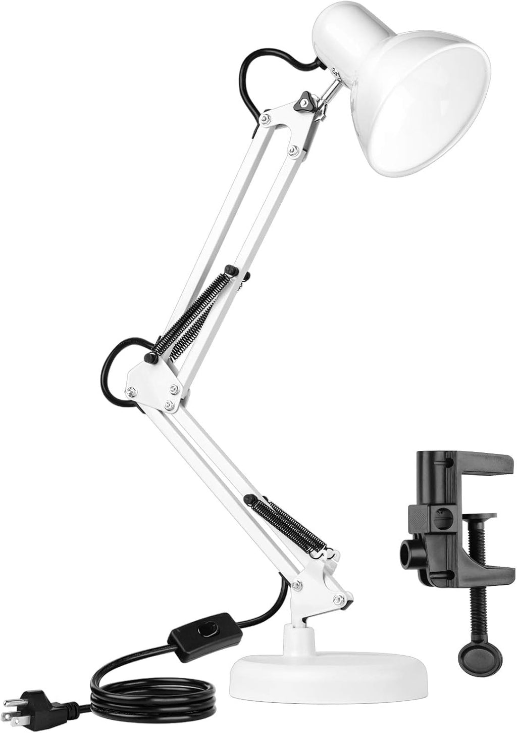 Adjustable Metal Desk Lamp with Clamp W880