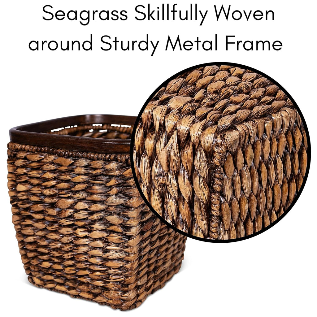 Seagrass Woven Wastebasket K610