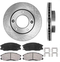 Brake Disc Rotors + Ceramic Pads + Hardware Y7684