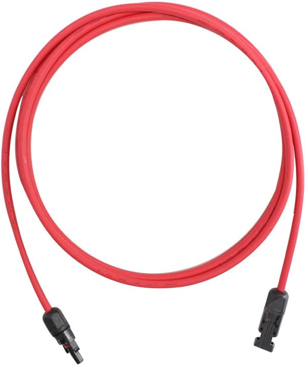 10 AWG 50 Feet Solar Extension Cable with Female and Male Connector D644