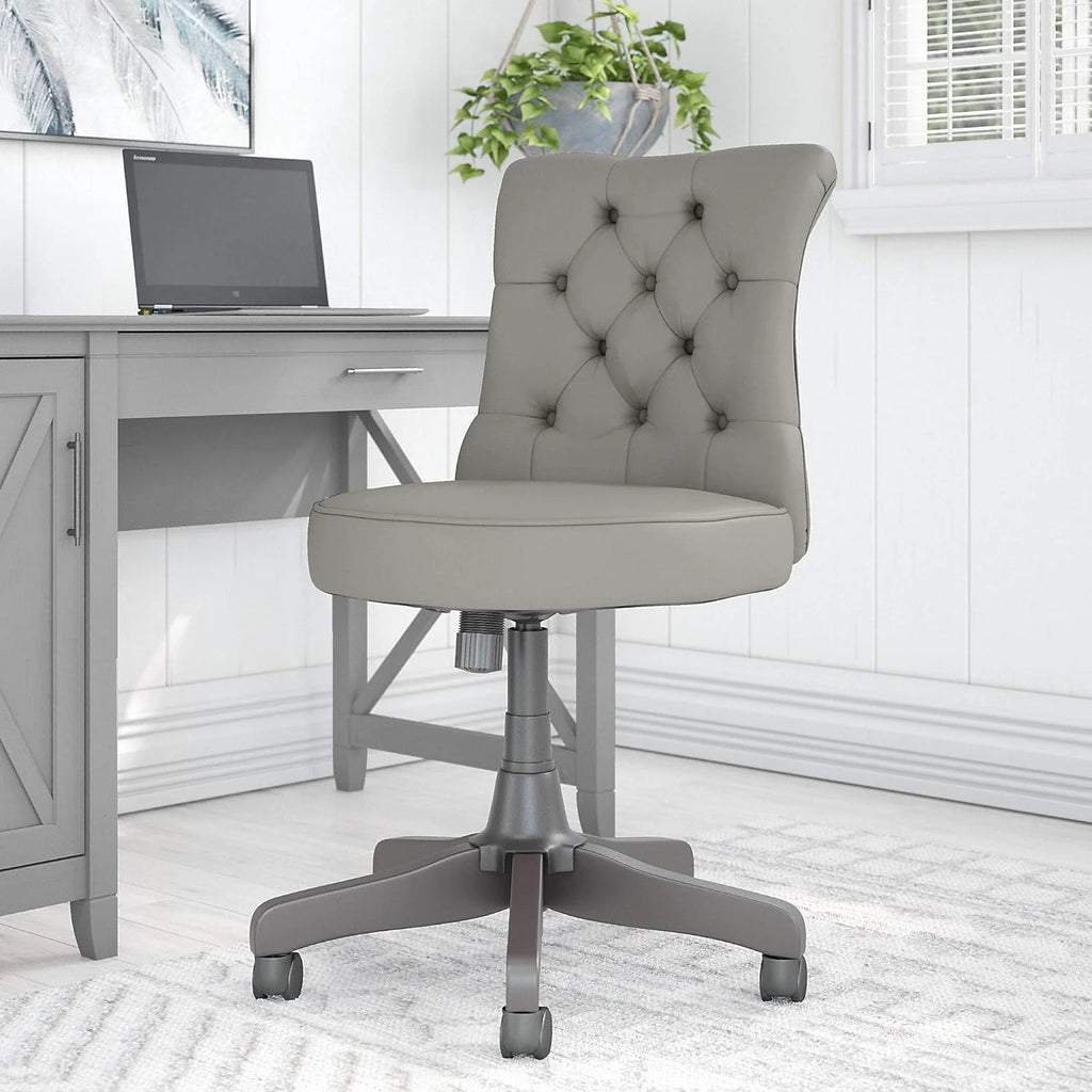 Light Gray Leather Office Chair M17571