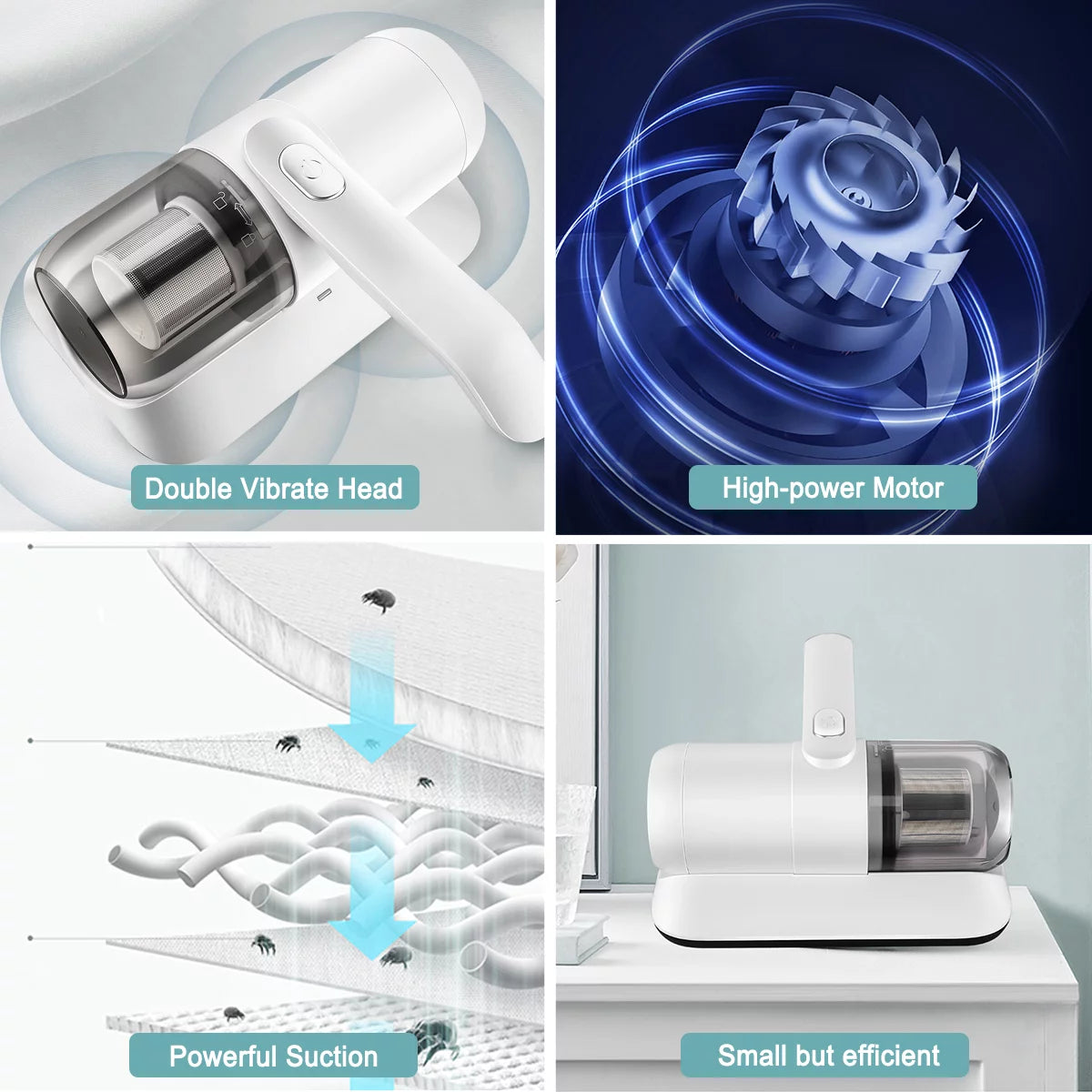 12KPa Handheld UV Bed Vacuum Cleaner J399329