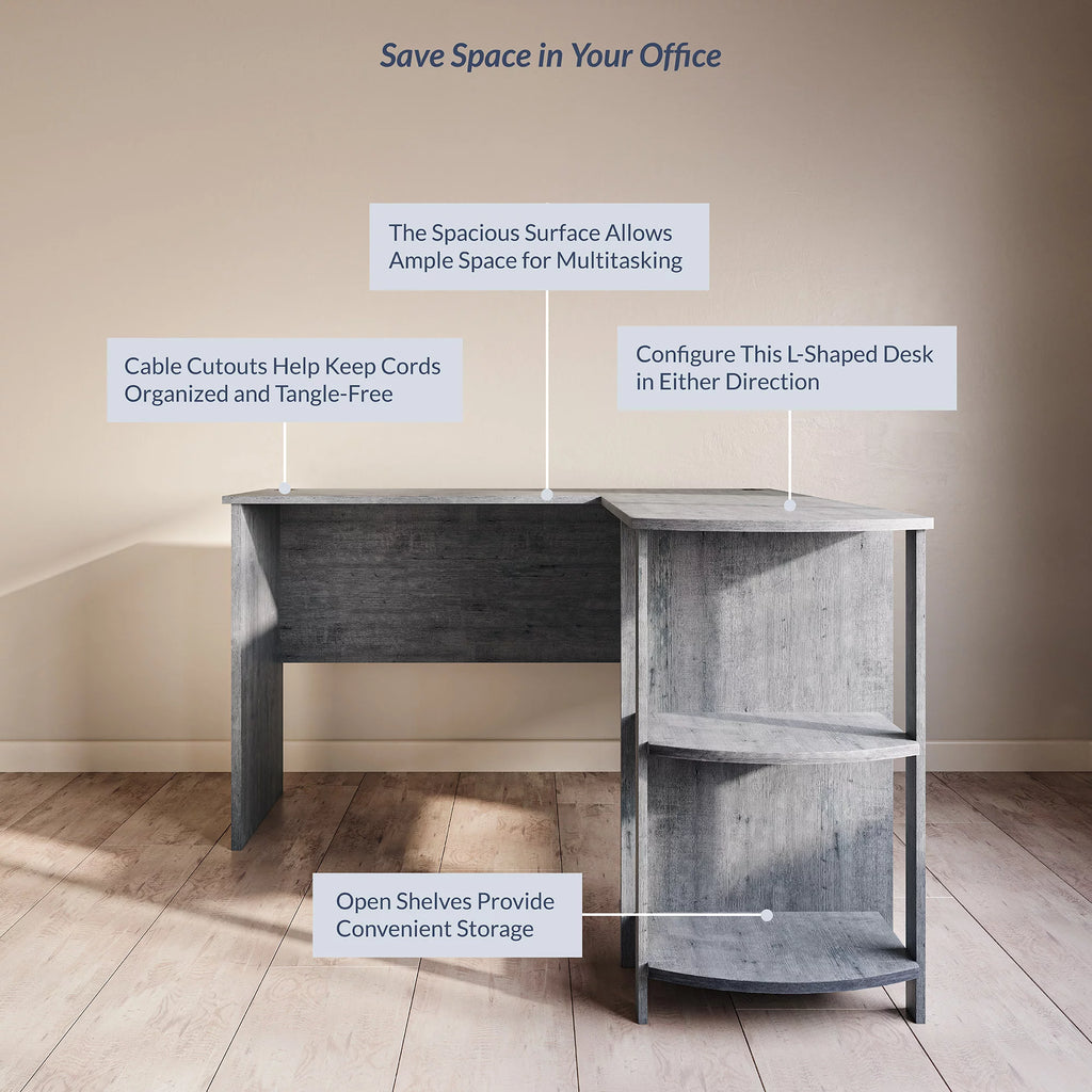 L-Shaped Computer Desk C252600