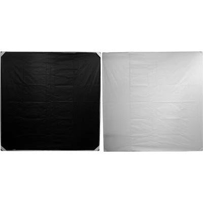 White Black Butterfly Fabric B106157