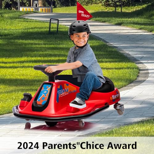 24V Electric Drifting Go Kart for Kids, Black A474539