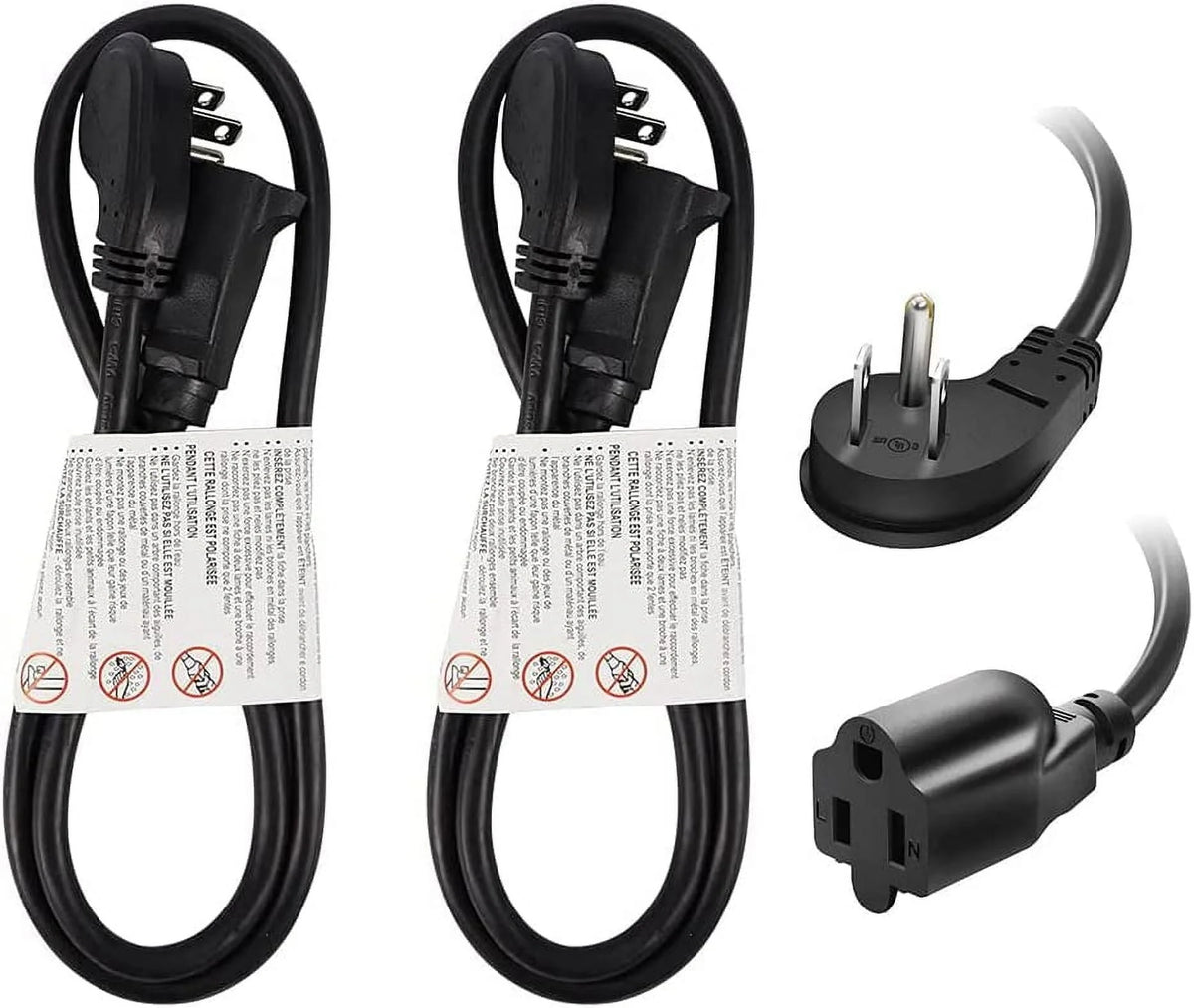 10 Ft 16/3 Flat Plug Indoor Extension Cord F4849