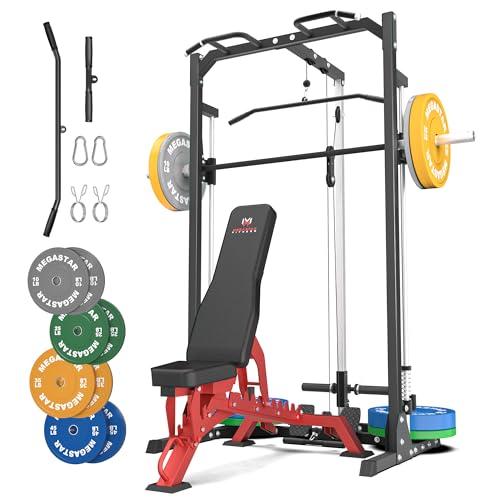 Compact Smith Machine Home Gym with LAT Pulldown A230