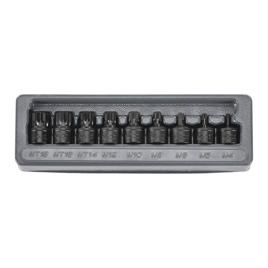 3/8 in. Drive Triple-Square Impact Bit Socket Set, 9-Piece D58107