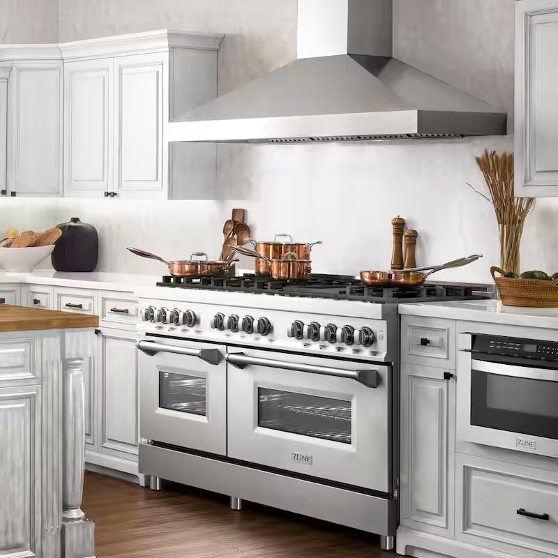 60 in. 500 CFM Convertible Wall Mount Range Hood in Stainless Steel I363157