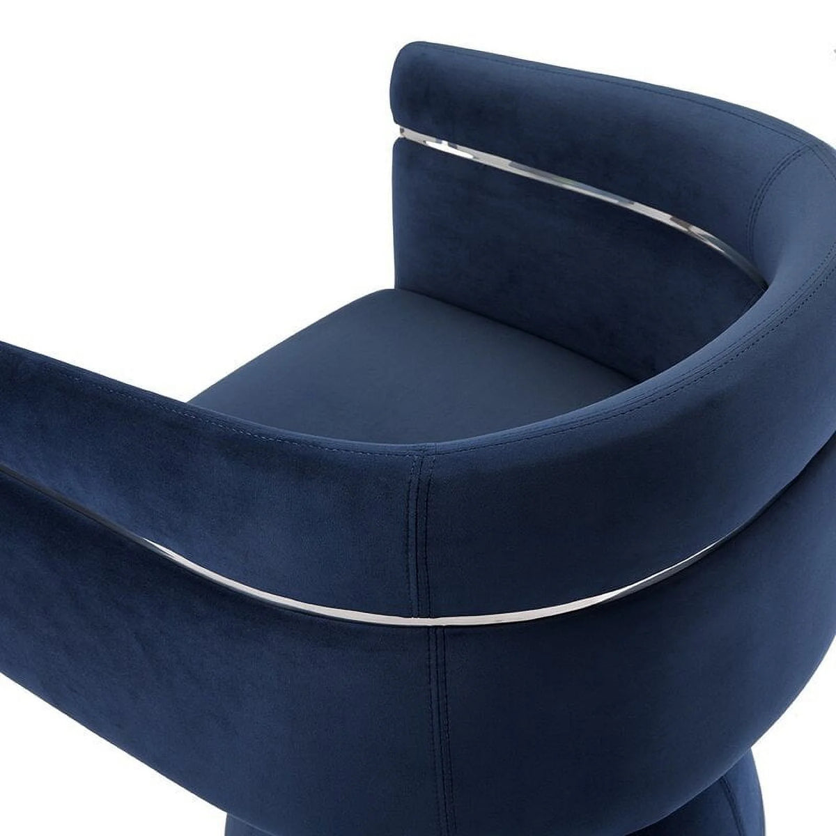 Blue Velvet Accent Chair X183348