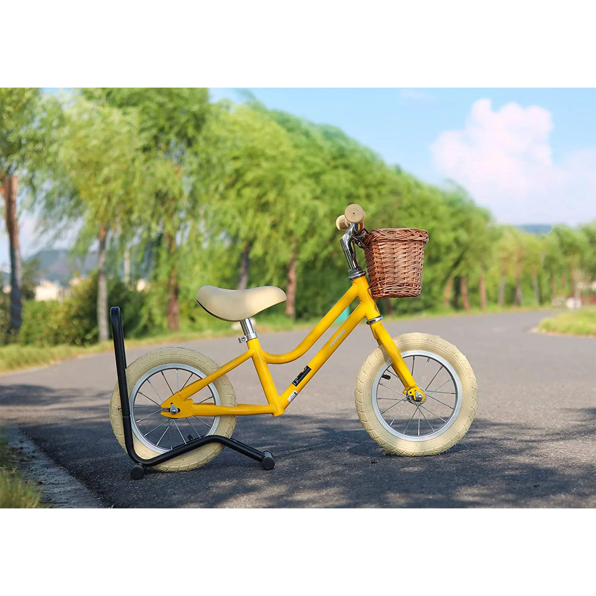 12 Inch Kids Balance Bike with Basket X2081