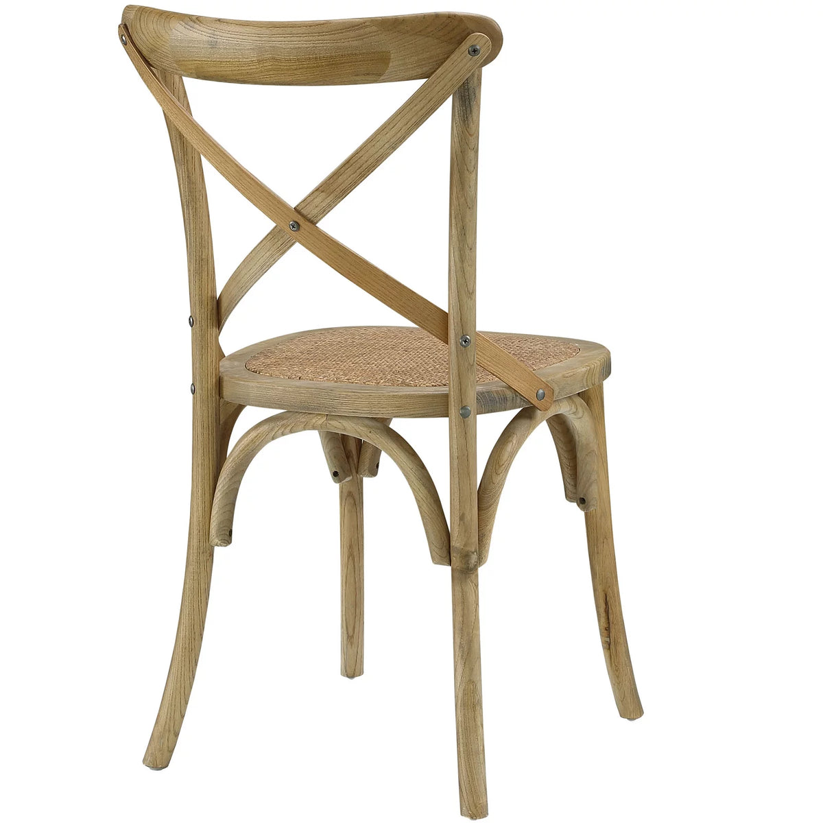 Brown Wood Dining Side Chair J61936