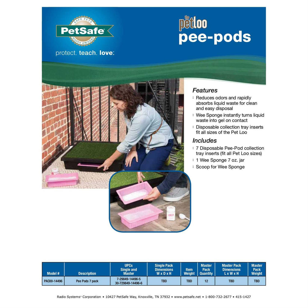 Pet Loo Pee Pod 7 pack B708
