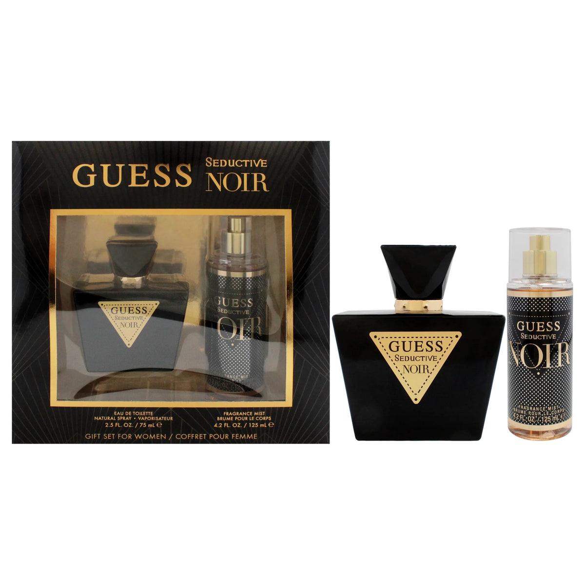 2 Pc Gift Set 2.5 oz EDT Spray 4.2 oz Fragrance Mist G899