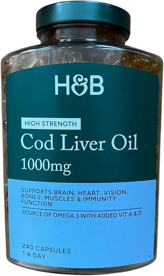Cod Liver Oil Capsules 240 Capsules R9734