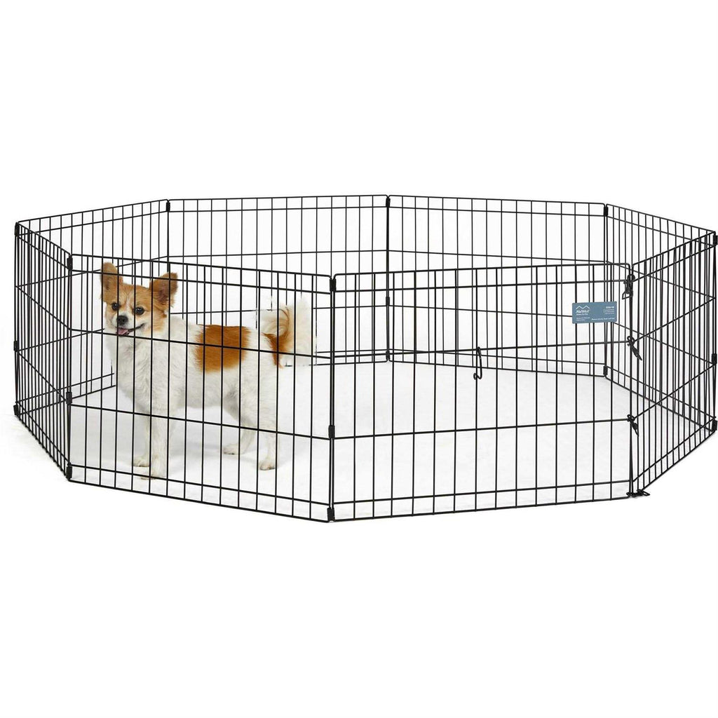 Black 18-Inch Dog Exercise Pen & Playpen R54219