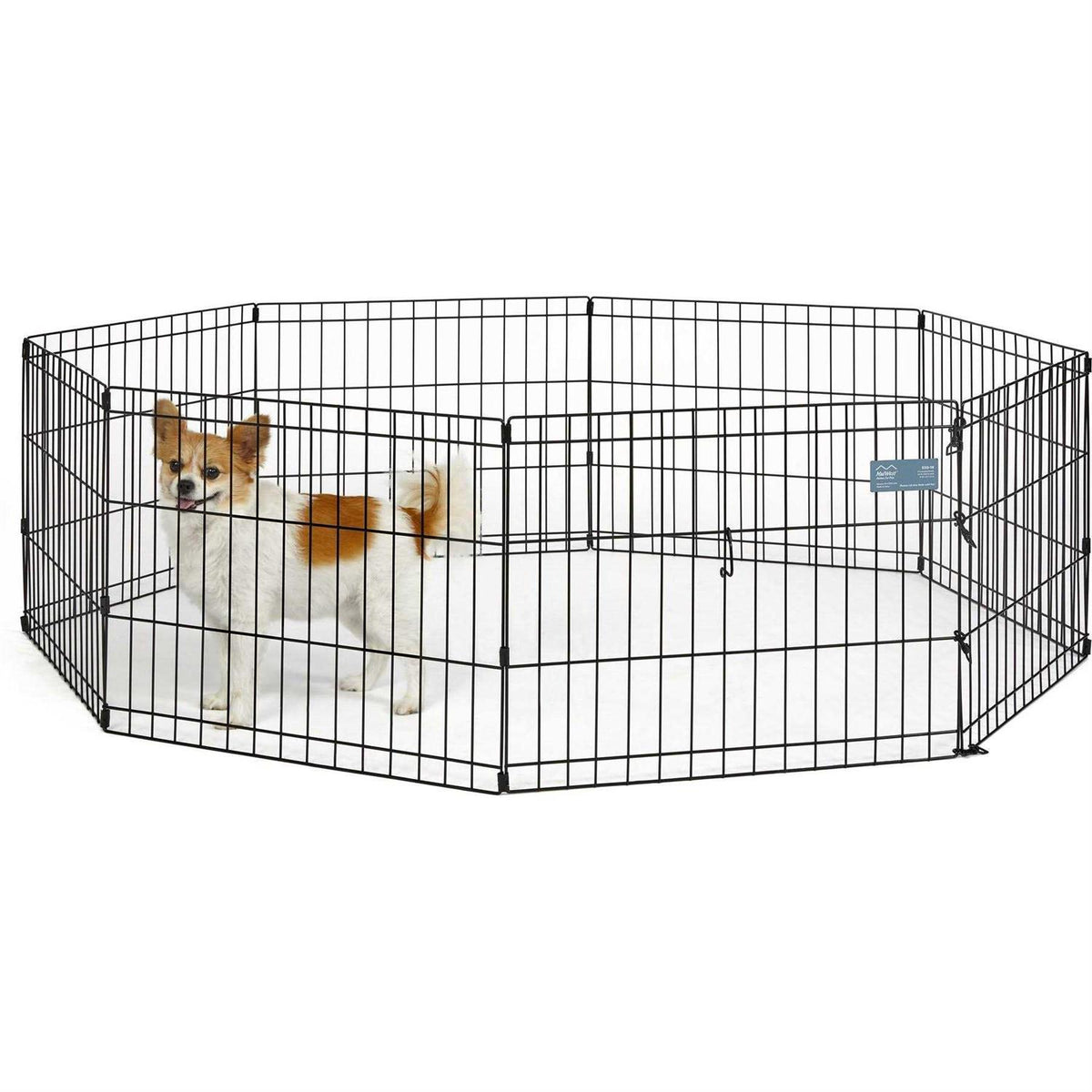 Black 18-Inch Dog Exercise Pen & Playpen R54219