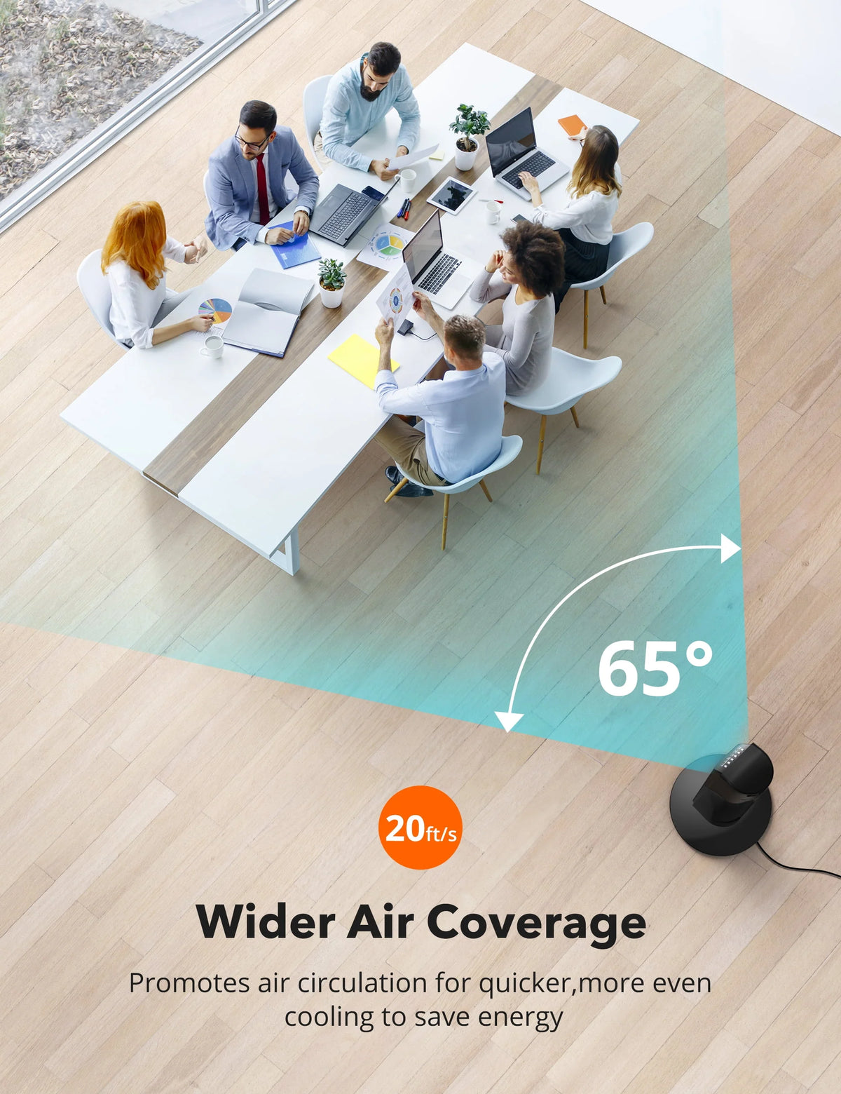 Oscillating Tower Fan with Remote S395263