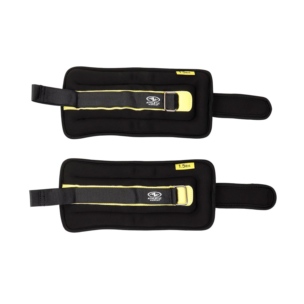 5lb Pair Ankle & Wrist Weights 2.5 lbs Each Adjustable Strap R25215