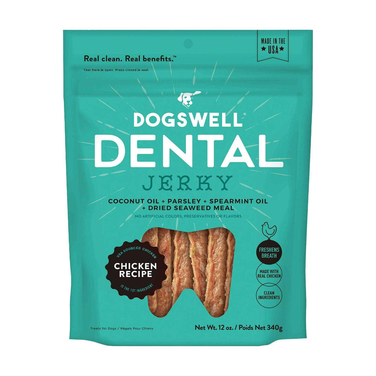 Chicken Dental Jerky Dog Treats D167