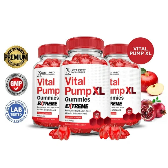 2000MG Beet Juice Pomegranate B12 Vegan Gummies M191