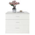 Black 4 Drawer Wood Dresser O847
