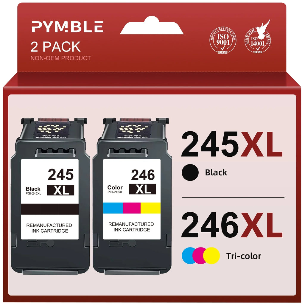 245XL Black Tri-Color Ink Cartridges 2-Pack T380858