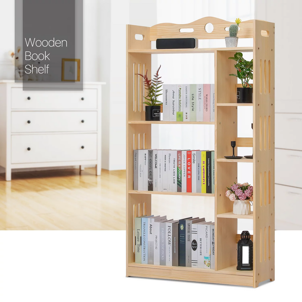 5 Tiers Wood Bookshelf L88187