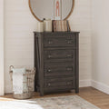 4 Drawer Weathered Oak Dresser C206