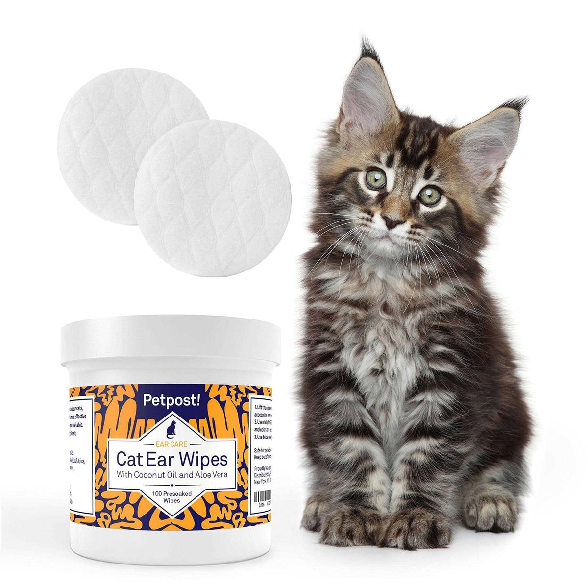 Coconut Oil Ear Cleaner Wipes Q227