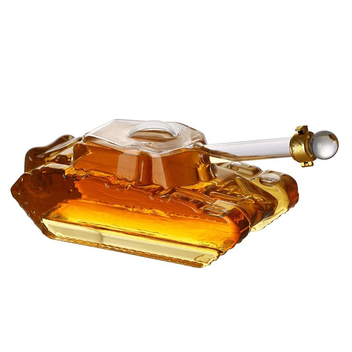 Tank Shaped Clear Decanter V4905