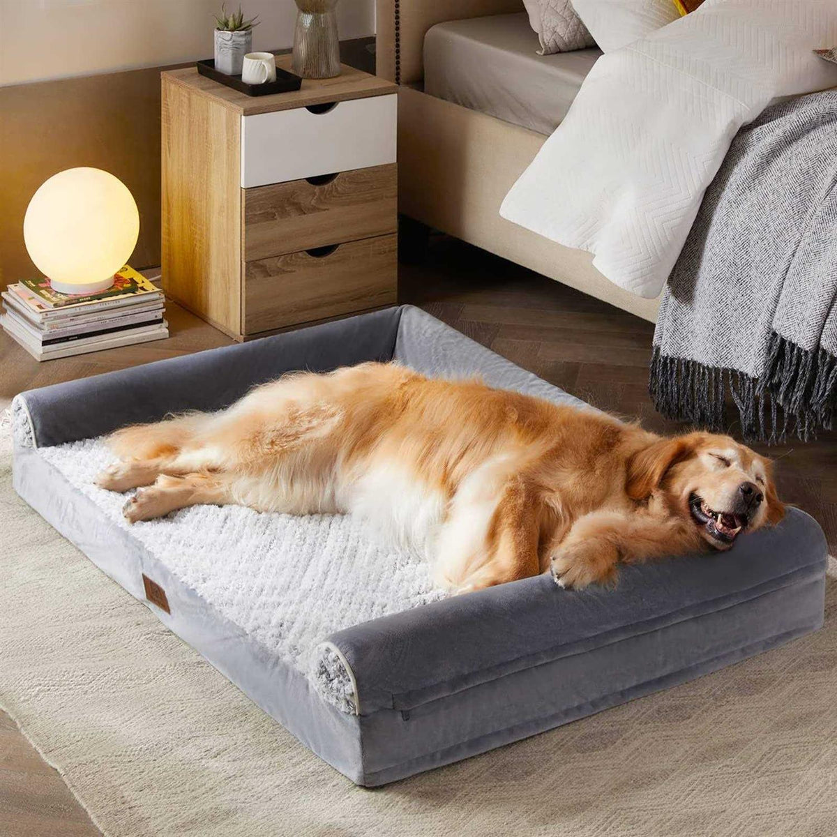 Orthopedic Sofa Dog Bed with Removable Waterproof Cover X5962