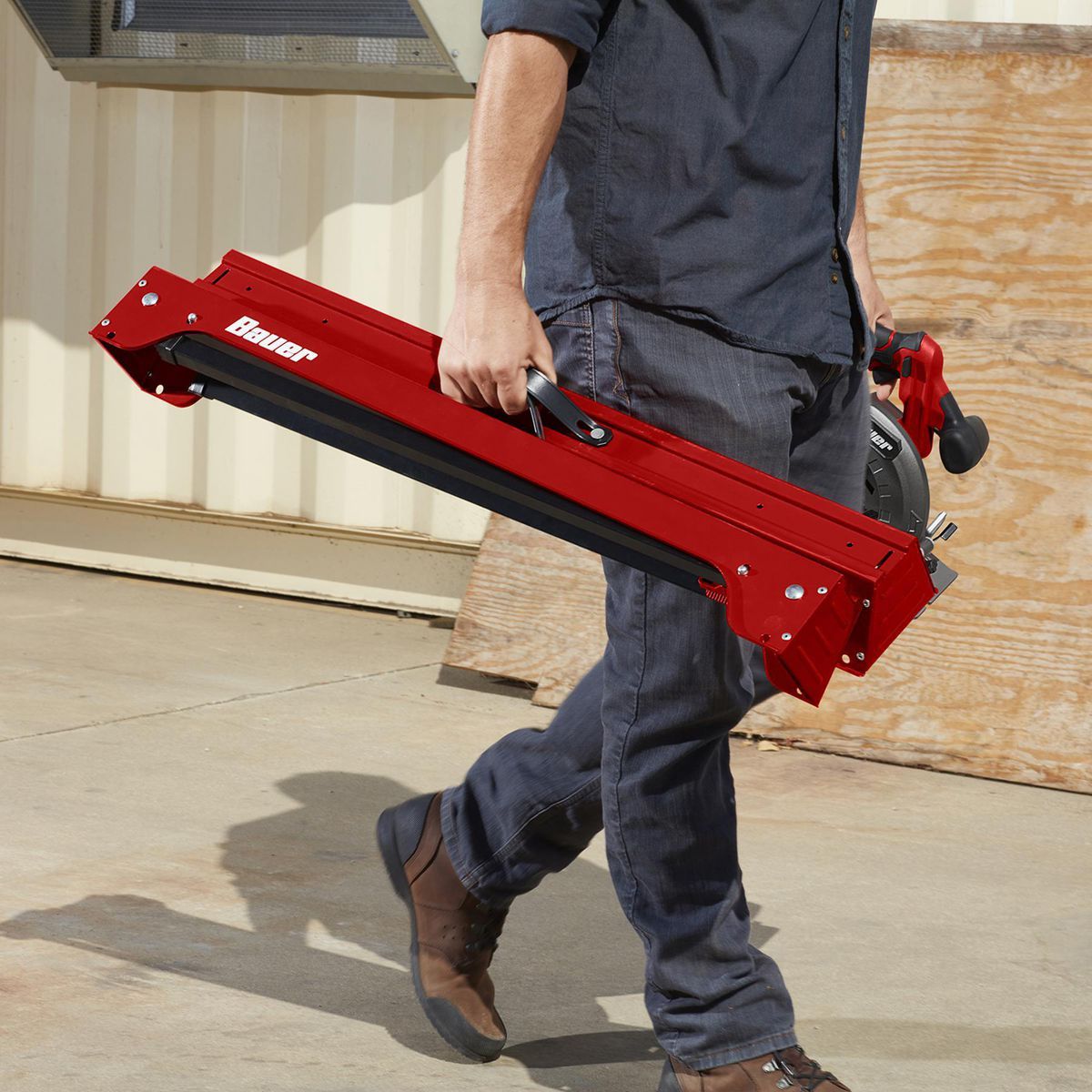 29 in. Steel Folding Sawhorse T534983