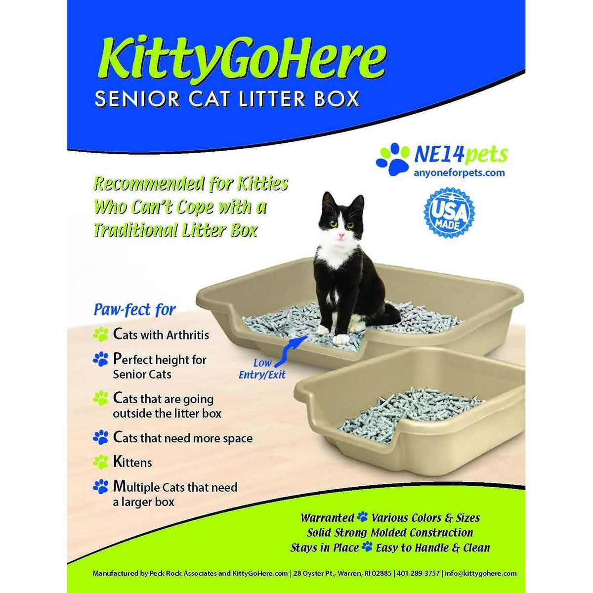 Senior Cat Litter Box N672