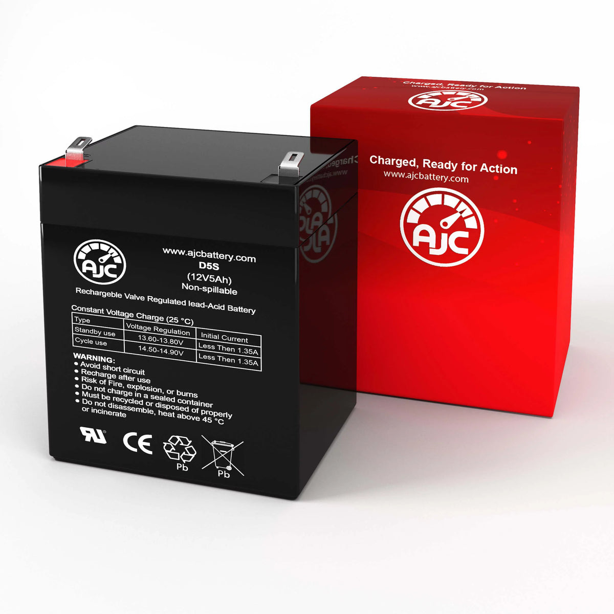 12V 5Ah Sealed Lead Acid Battery Y996163