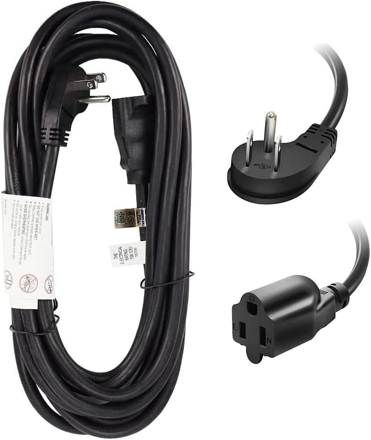 10 Ft 16/3 Flat Plug Indoor Extension Cord F4849