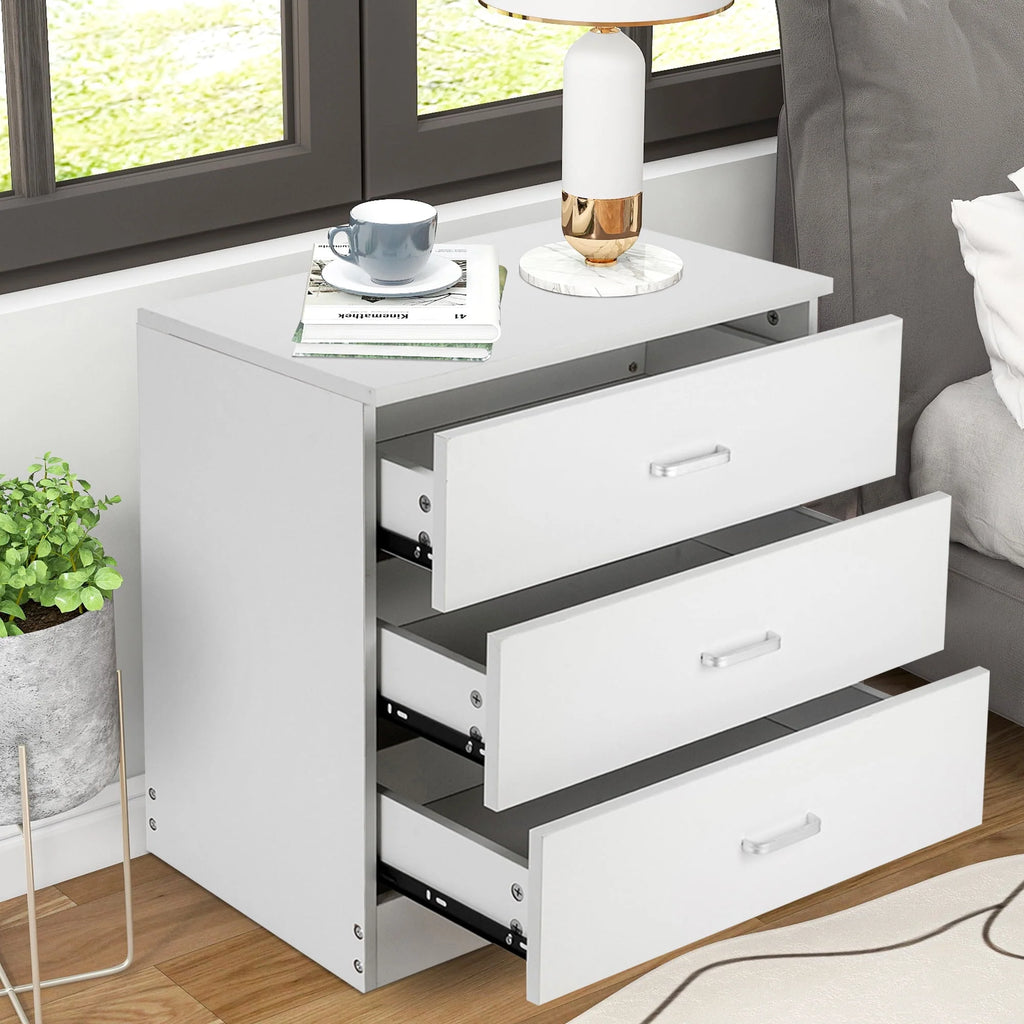 Black 4 Drawer Wood Dresser O847