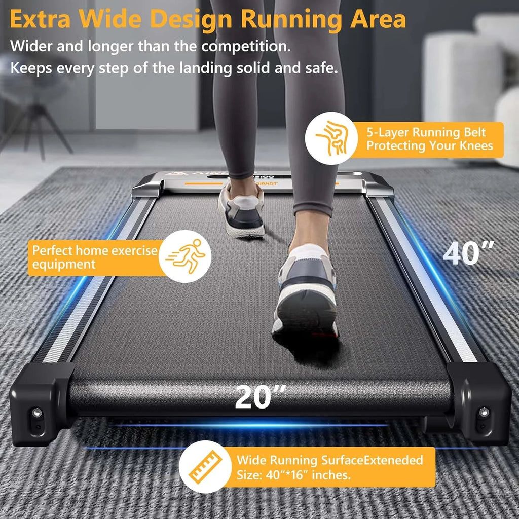 Under Desk Treadmill 2 in 1 Black T425