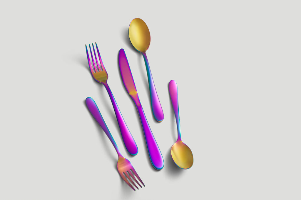 Black 20-Piece Flatware Set E761416