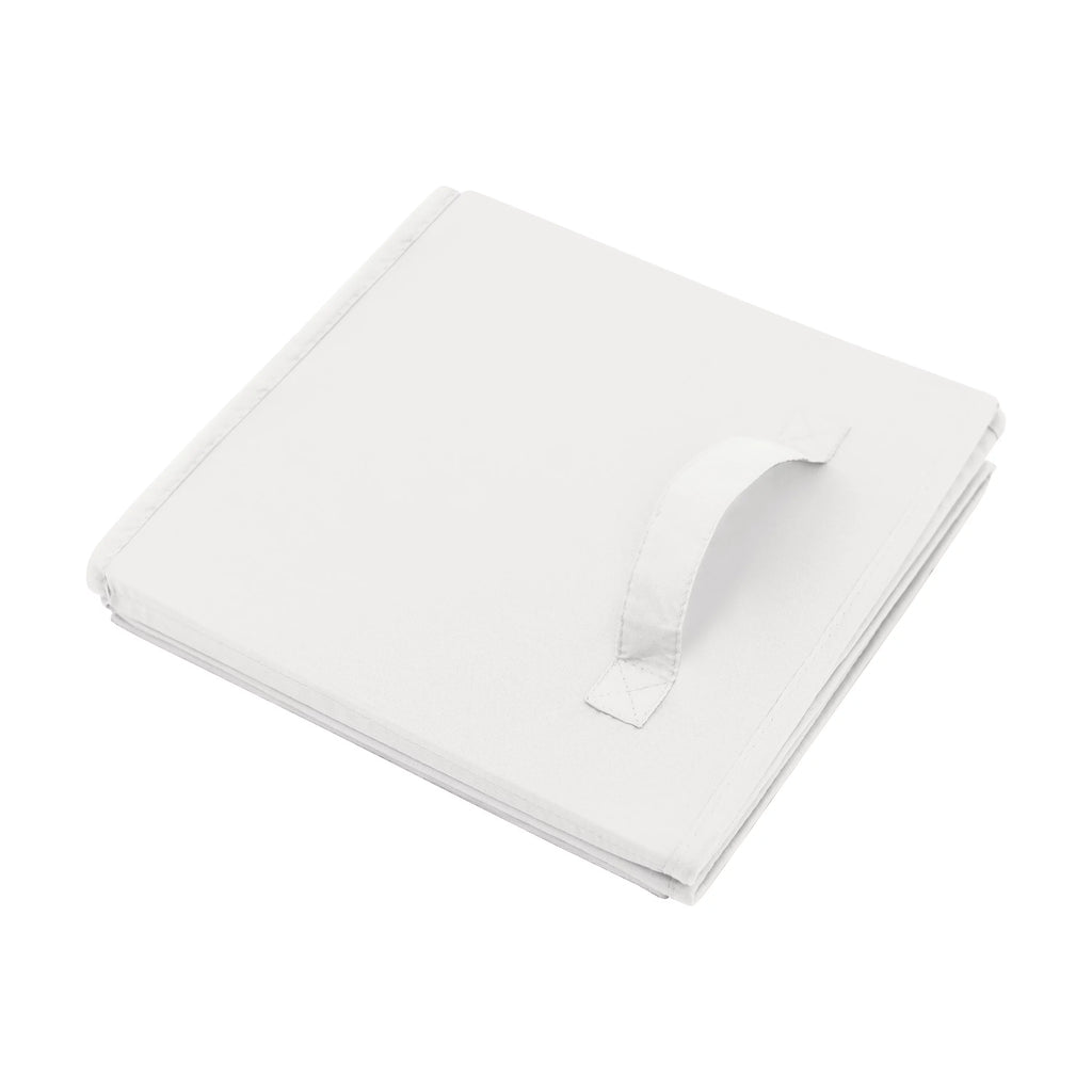 Ivory Tufted Fabric Storage Toy Box N43581