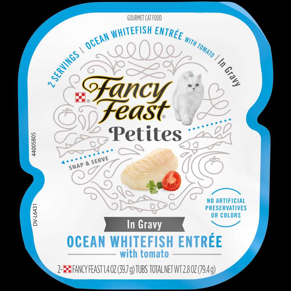 Ocean Whitefish Entree in Gravy Wet Cat Food C2380