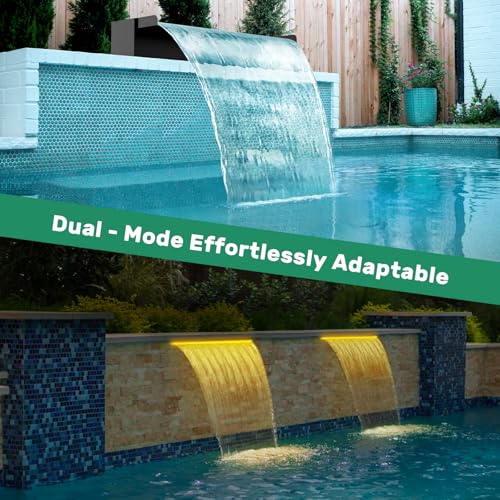 304 Stainless Steel Pond Waterfall with 40W 660GPH Pump A8393