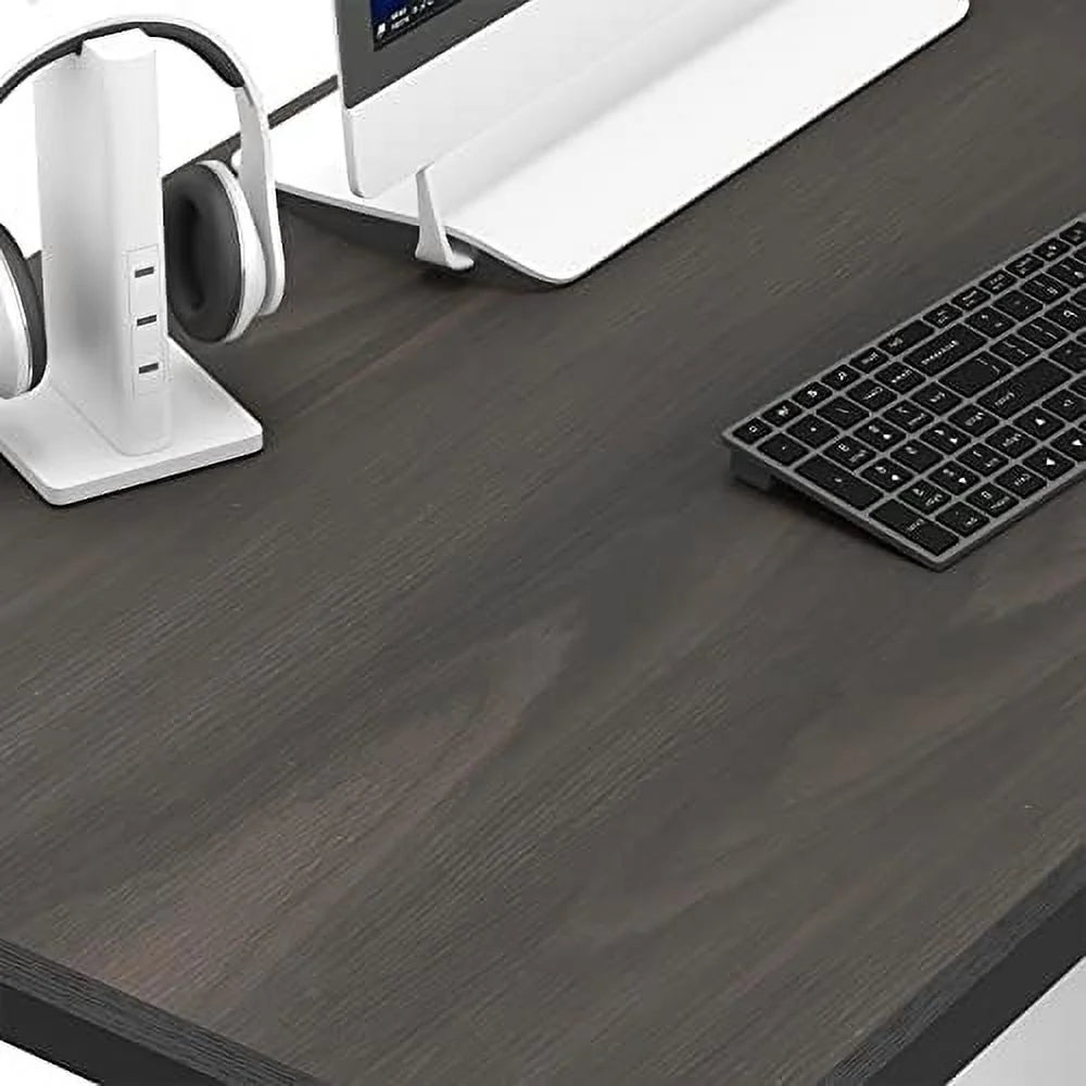 L Shaped Desk 55 inch with Shelves X488