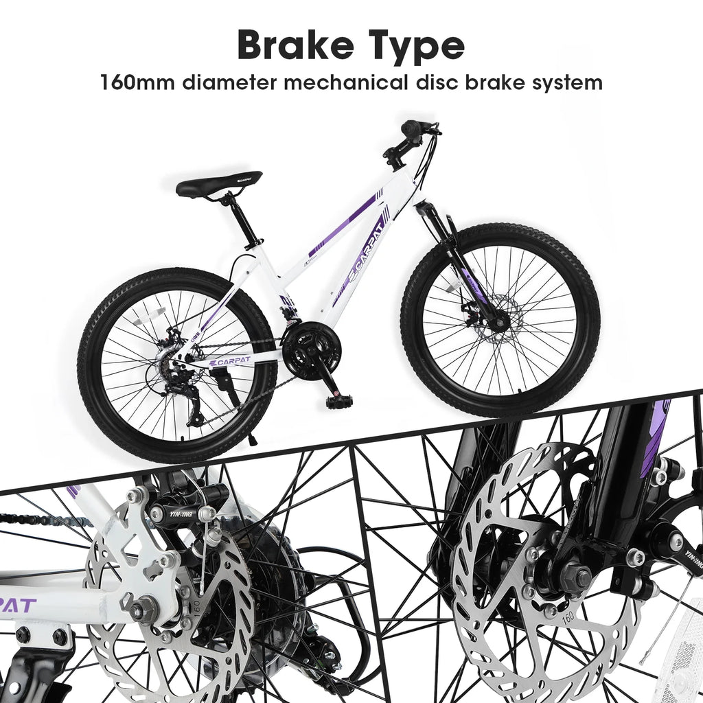 24in 21-Speed Adjustable Aluminum Mountain Bike L716269