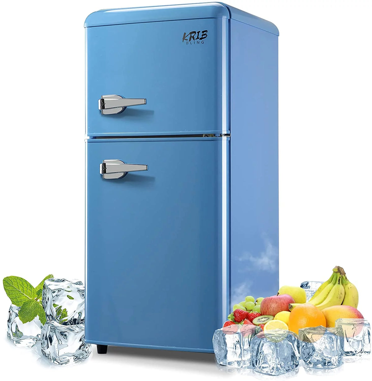 3.5cu.ft Compact Refrigerator Mini Fridge with Freezer T847833