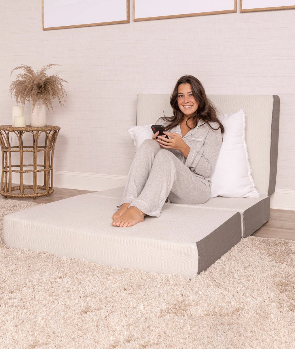 6-Inch Memory Foam Tri Folding Mattress E1428