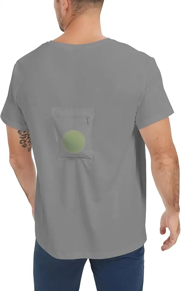 Grey L Sleep Apnea T-Shirt U75993