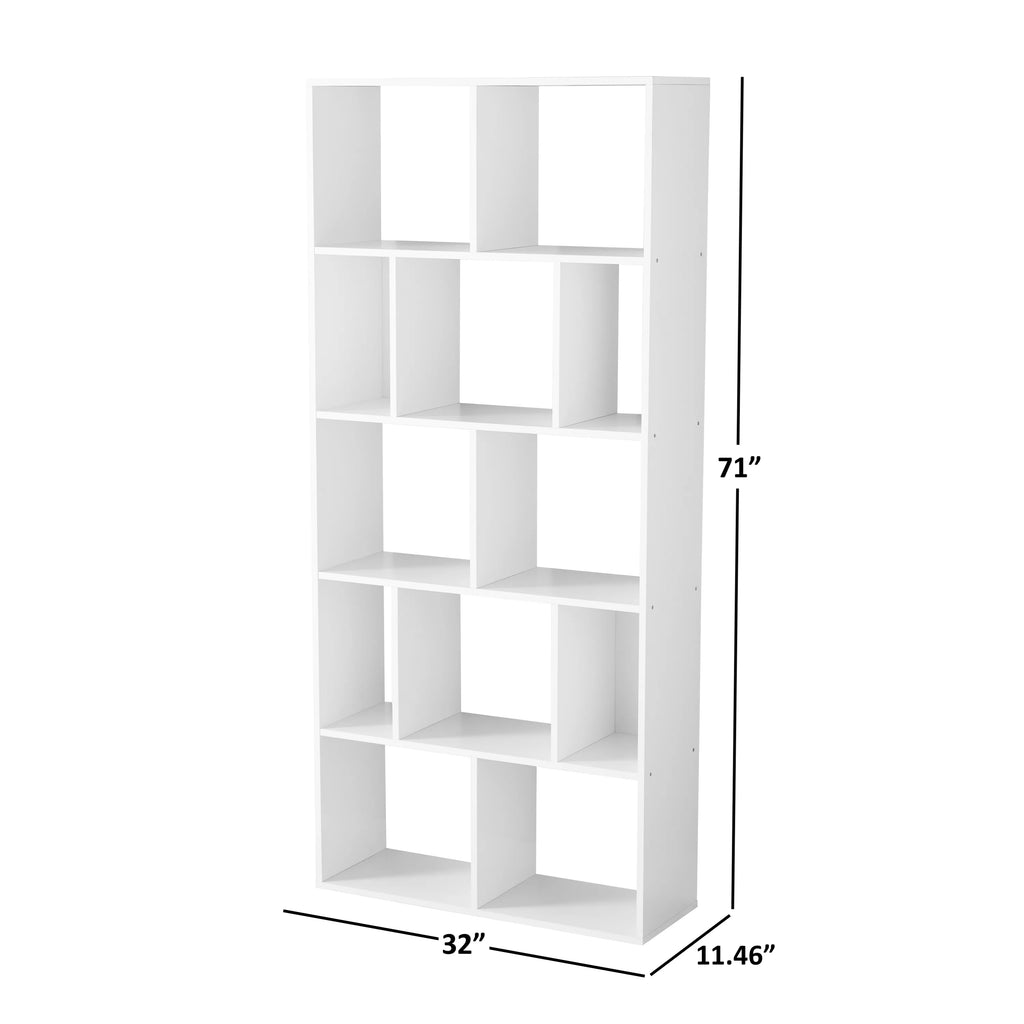 12 Cube Espresso Bookcase A478